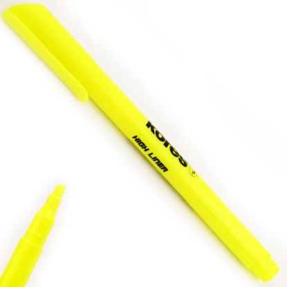 Picture of Highlighter pen yellow thin-tip pen model 36201
