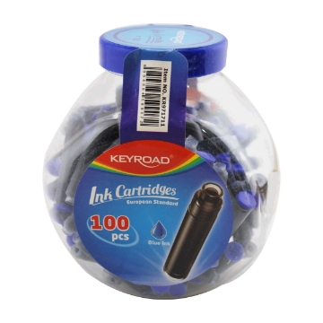Show details for Blue Ink Cartridge 100 Pieces - KEYROAD KR971711 Picture of Blue Ink Cartridge 100 Pieces - KEYROAD KR971711