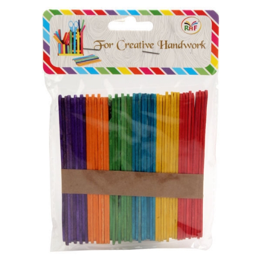 Picture of Multi Colors Wooden Sticks 50 Pieces Pack, - Simba MB-1002