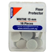 Picture of عبوة 16 قطعة واقي أرضية دائري الشكل 15 مم لون أبيض – منترا