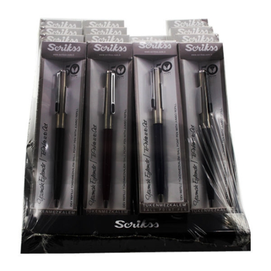 Picture of قلم جاف فينتاج 77M متعدد الألوان بعلبة – سكريكس 52850