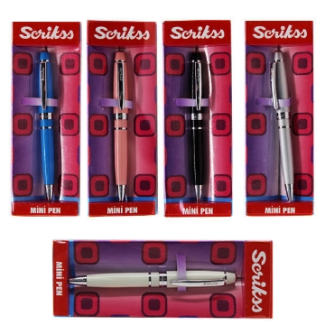 Show details for Mini Click Ballpoint Pen Multicolor - Scrikss 71868 Picture of Mini Click Ballpoint Pen Multicolor - Scrikss 71868