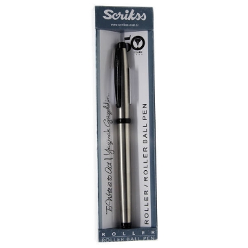 Show details for Metroplus Felt Tip Pen 800M Chrome x Black in Box - Scrikss 81041 Picture of Metroplus Felt Tip Pen 800M Chrome x Black in Box - Scrikss 81041