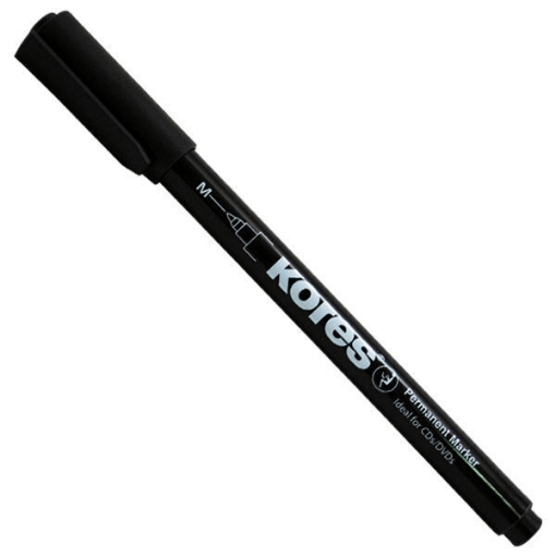 Image de Marqueur fin noir Kores Modèle 22100
