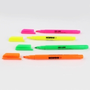 图片 荧光笔套装 - 磷光斜尖细头 4色 Kores 36240型号