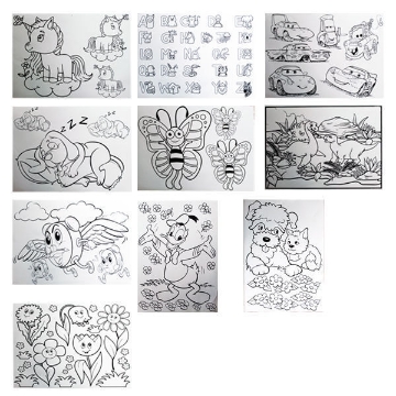 Show details for Coloring Board Bristol Mandela Drawings 50x70 cm Picture of Coloring Board Bristol Mandela Drawings 50x70 cm