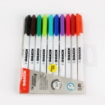 Picture of  Whiteboard marker set, thin-tipped, 10 colors, Kores model 22841.