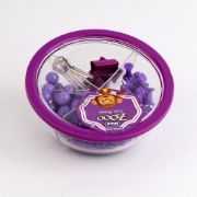 图片 杂色别针盒夹 + 透视 + 牛头犬 + 紫色针 - Mas Zoo 623622