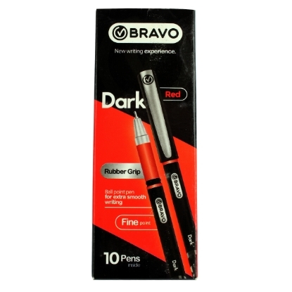 Picture of Ballpoint Pen Red 0.7 mm - Bravo Dark