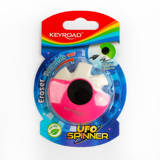 Picture of Spinner Eraser, 1 Piece on Card – Keyroad Model KR971706