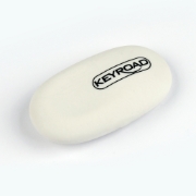 Picture of Soft Tip Eraser Solid Colors White and Black – Keyroad Model KR971788