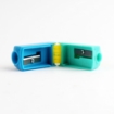 Picture of Sharpener color-mate plastic with metal blade, 2 holes, Keyroad, Model KR971877.