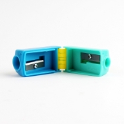 Picture of Color Mate Plastic Sharpener with Metal Blade, Double Hole – Keyroad Model KR971877