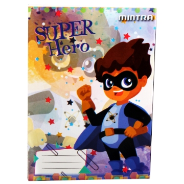 Image de Cahier Scolaire Anglais Pin 80 Feuilles 16*22,5 cm Papier Blanc 56 gsm - Mintra.