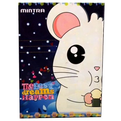 Picture of SCHOOL NOTEBOOK MINTRA STAPLED 28 PAPERS 9 LINES COSHET COVER