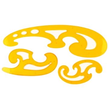 显示明细 法式曲线套装,蜜色 3 件 - Isomars FCO3 图片 法式曲线套装,蜜色 3 件 - Isomars FCO3