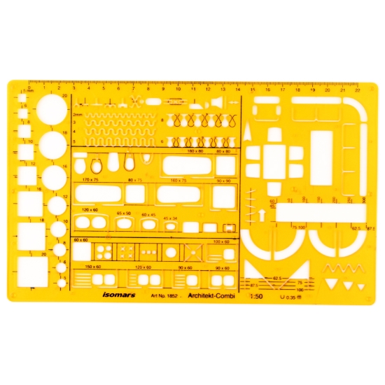 Image de Gabarit de mobilier 50:1 - Isomars M1852