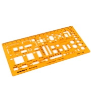 图片 家具模板 1:100 橙色 - Isomars M 1850