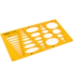 Picture of Oval template ruler, Honey Color - Isomars 4040