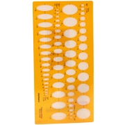 Picture of Drawing Templet Oval 20,30,40,50 - Isomars 1838