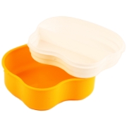 Bild von Lunchbox Apfel Form 800 ml Unterteilt in 2 Schubladen - Nomex