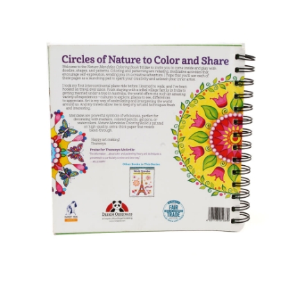 Picture of Coloring book for adult’s nature mandalay