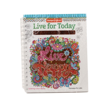 Show details for Live for Today نوت بوك سلك تلوين للكبار Picture of Live for Today نوت بوك سلك تلوين للكبار