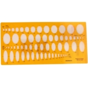 Picture of Drawing Templet Oval 20,30,40,50 - Isomars 1838