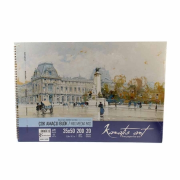 Show details for spiral Notebook Sketch Drawing 200 gm 35x50 cm 20 Sheets - Karatis Art 48600299 Picture of spiral Notebook Sketch Drawing 200 gm 35x50 cm 20 Sheets - Karatis Art 48600299
