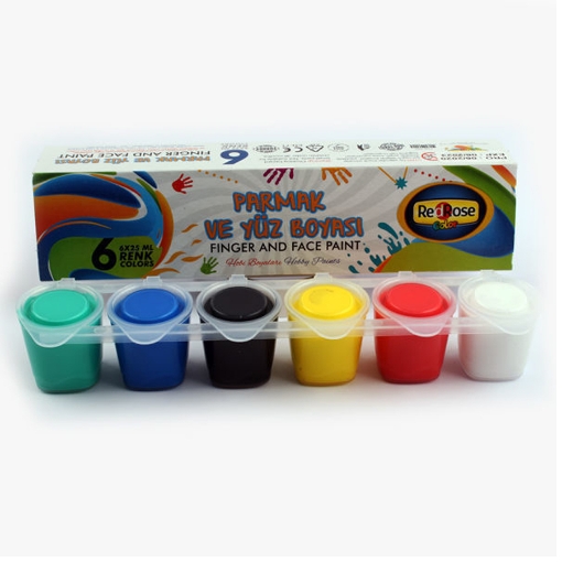 Image de Bâtons de peinture pour le visage 6 couleurs - Ark 6222