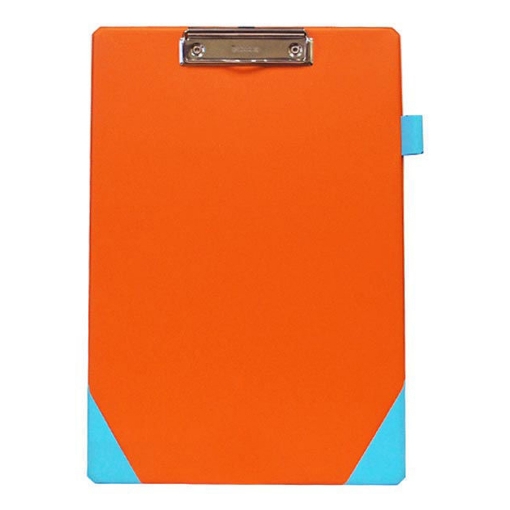 Picture of FARES CLIPBOARD LEATHER WITH POCKET + PEN HOLDER BRIGHT COLORED A5