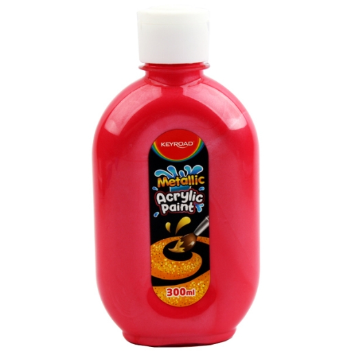 Picture of Acrylic Color metallic red (300ml) Keyroad Model KR972194