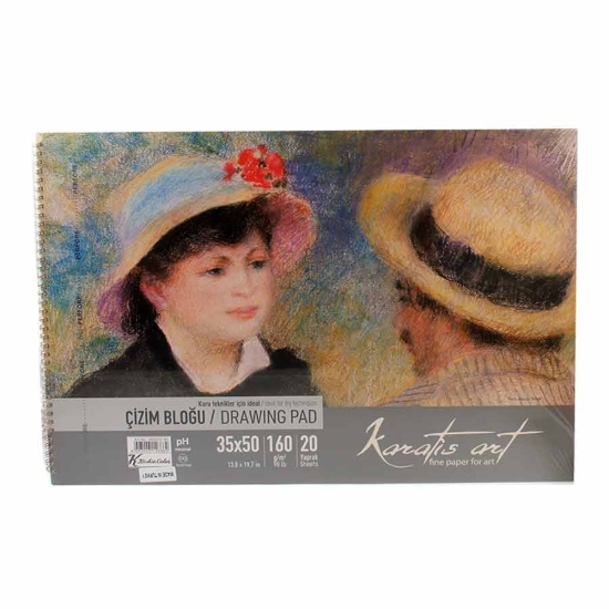 图片 素描纸 160克 35 x 50厘米 20张 线圈模型 48400299