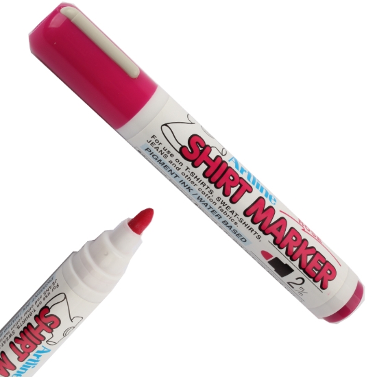 Image de Stylo Marqueur T-Shirt Fuchsia - Art Line EKT-2