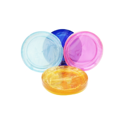 Picture of Pack of Lumiere Plates 10 Clear Colors Round Small 