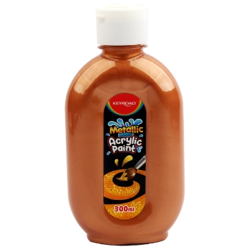Agrandir l'image de Couleurs acryliques Couleur cuivre métallique 300 ml Modèle Keyroad Image de Couleurs acryliques Couleur cuivre métallique 300 ml Modèle Keyroad