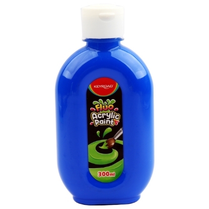 Picture of  Acrylic Color Fluo Blue (300ml) Keyroad KR972201