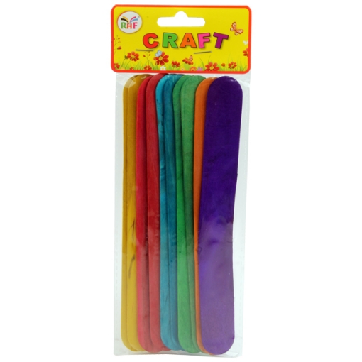 Picture of Large Colorful Wooden Sticks Bag 10 Pieces - Simba 230