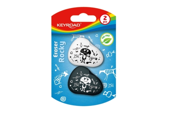 Bild von Radiergummi rocky 2 Stück Karte, Keyroad KR971100