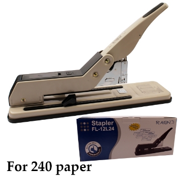 Show details for Metal Ruler Stapler - Staples up to 240 sheets - Raion FL12L24 Picture of Metal Ruler Stapler - Staples up to 240 sheets - Raion FL12L24
