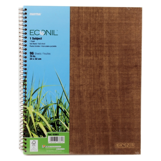 Image de Cahier Universitaire Relié 96 Feuilles 70 gsm 32*24 cm - Mintra Iconel