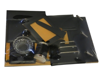 Zeige Details für Leder Großrahmen Büromaterialset 11 Teile - Hochwertig Bild von Leder Großrahmen Büromaterialset 11 Teile - Hochwertig