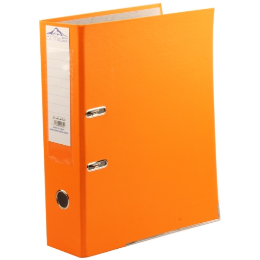 Picture of Advanced Classer with Foolscap Case and Fixed Binding Machine Orange 8 cm - Bernasos