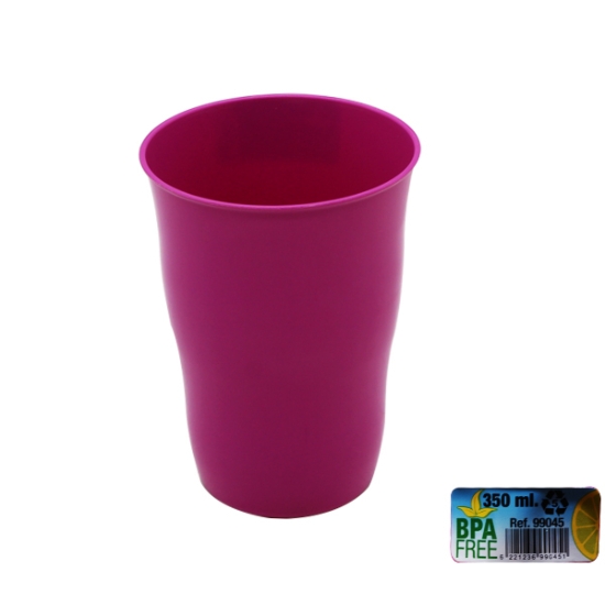 Image de Mini gobelet en plastique 650 ml - Multicolore - Mintra