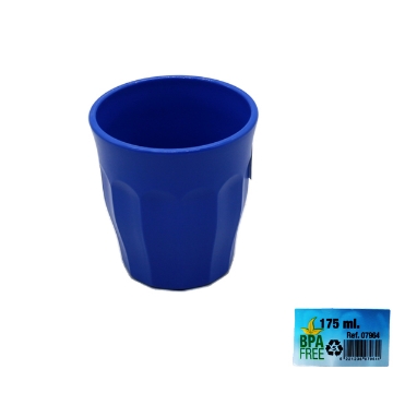 Show details for Cup 175 ml ribbed plastic Mintra Model 7964 Picture of Cup 175 ml ribbed plastic Mintra Model 7964