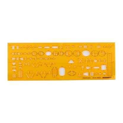 Picture of electronics engineering drawing template Isomars model 19002