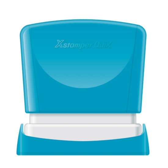 Bild von Automatischer kyrillischer Stempel, Schwarz 40x11mm - X stamper Q10