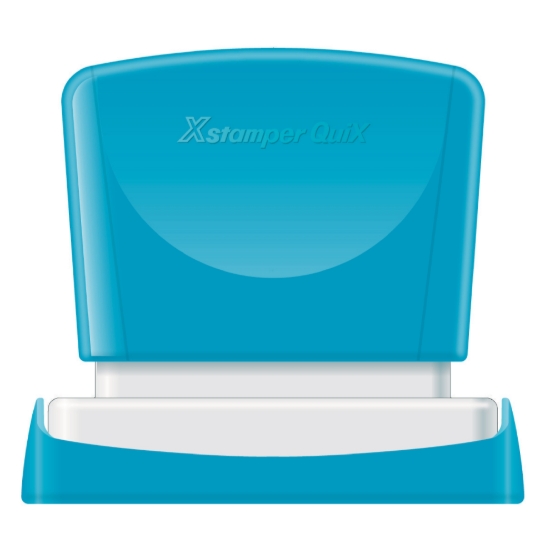 Image de Tampon automatique cyrillique, noir 48x16mm - X stamper Q11