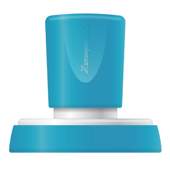 Image de Tampon automatique cyrillique, noir 45 mm - X stamper Q63