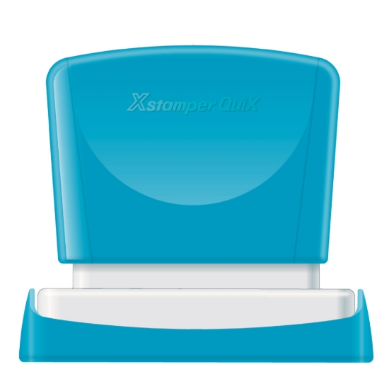 Image de Tampon automatique cyrillique, rouge 60 * 14 mm – X stamper Q14